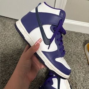 Nike Purple and White Sneakers
